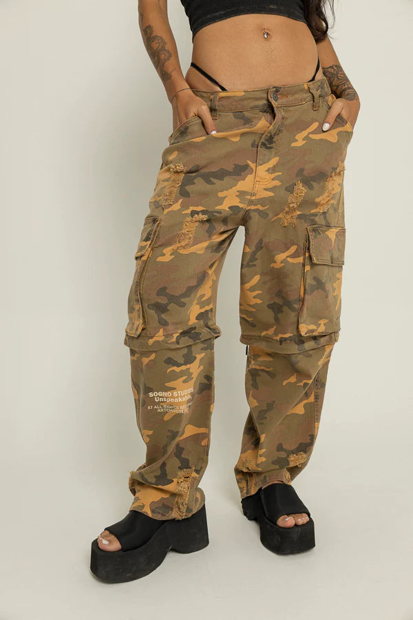 Denim Unspeakable Baggy / Jorts Camuflado UNISEX