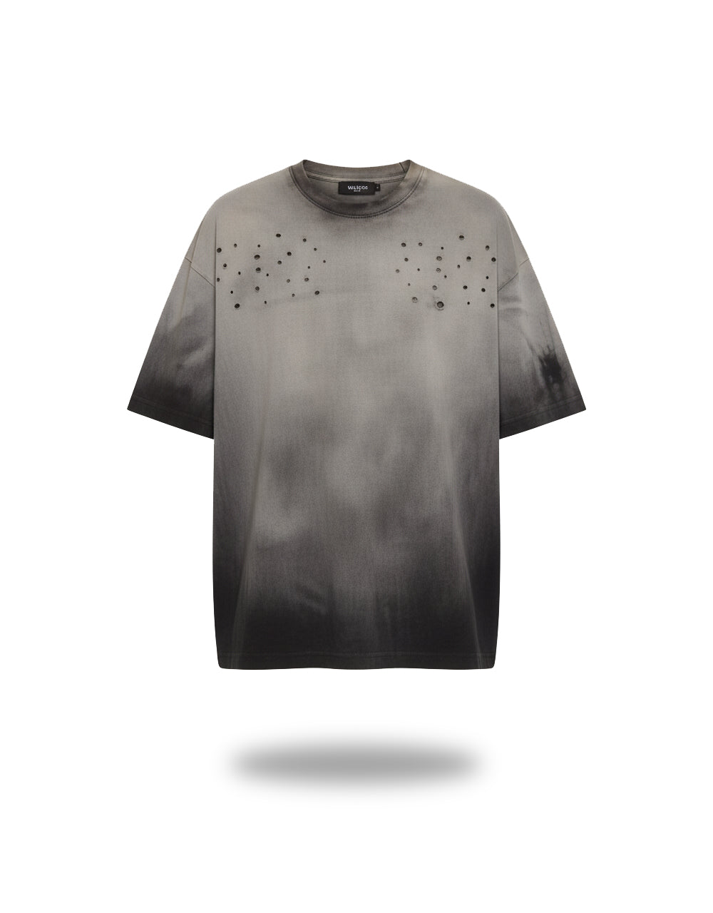 Oversized Trust Me Efecto Lavado-Gris