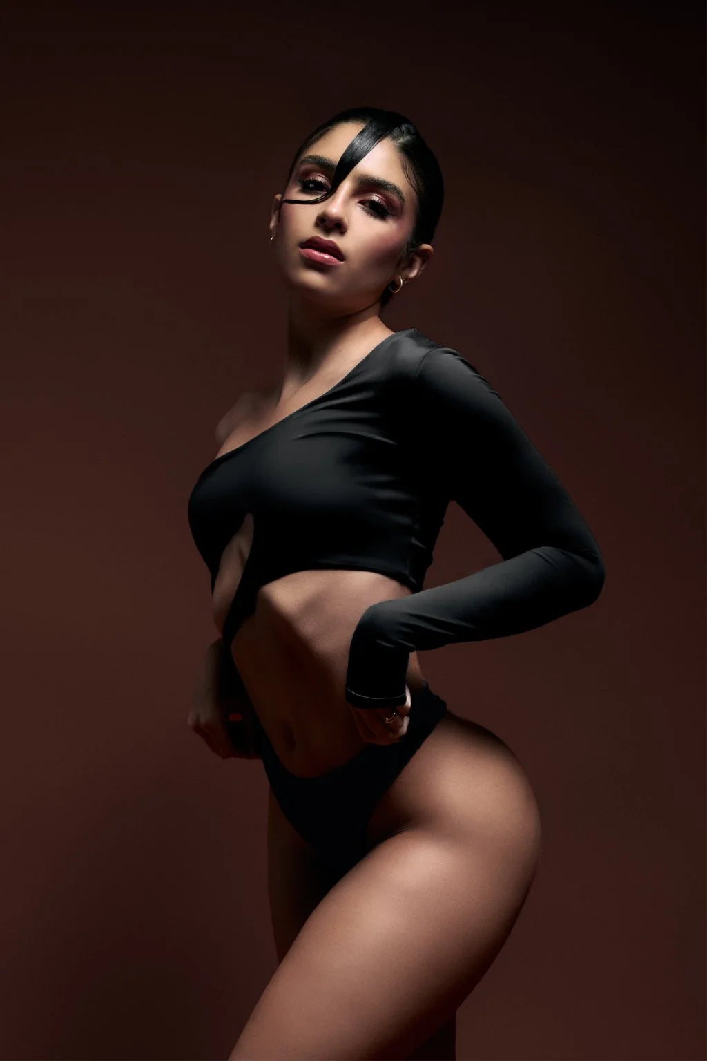Body Estilo Lagrima Negro