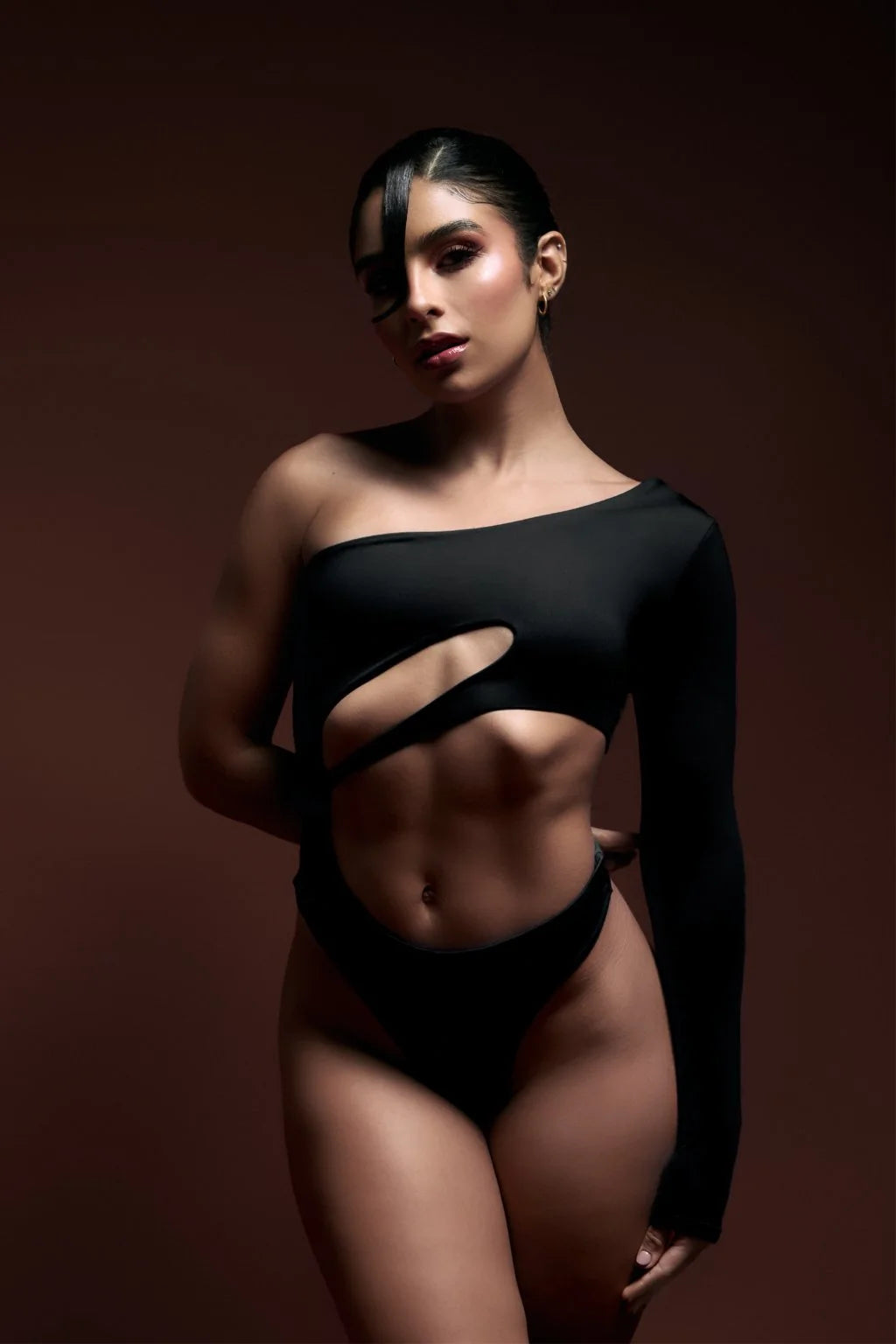 Body Estilo Lagrima Negro