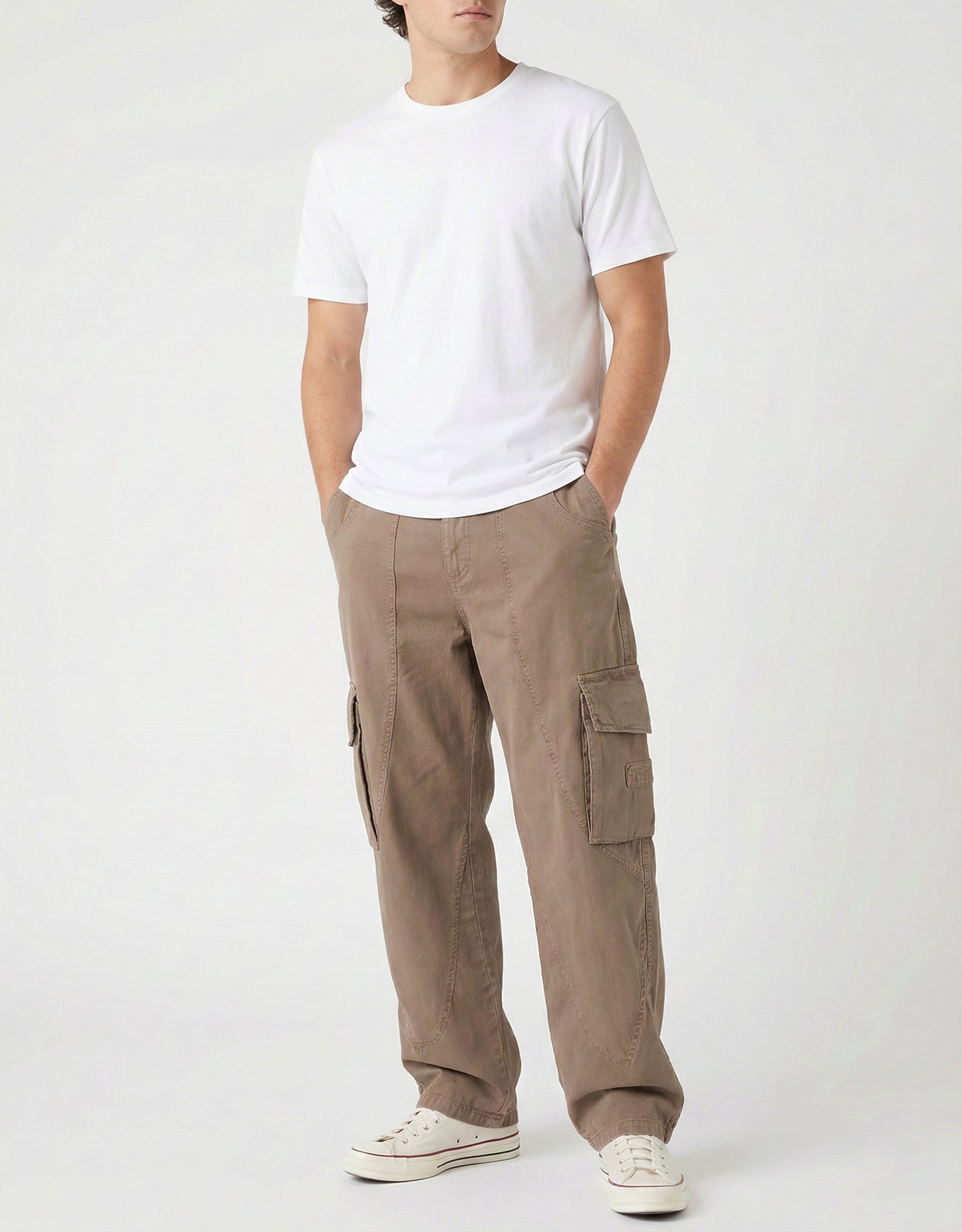 Pantalón Baggy Cargo Redemption-Cafe