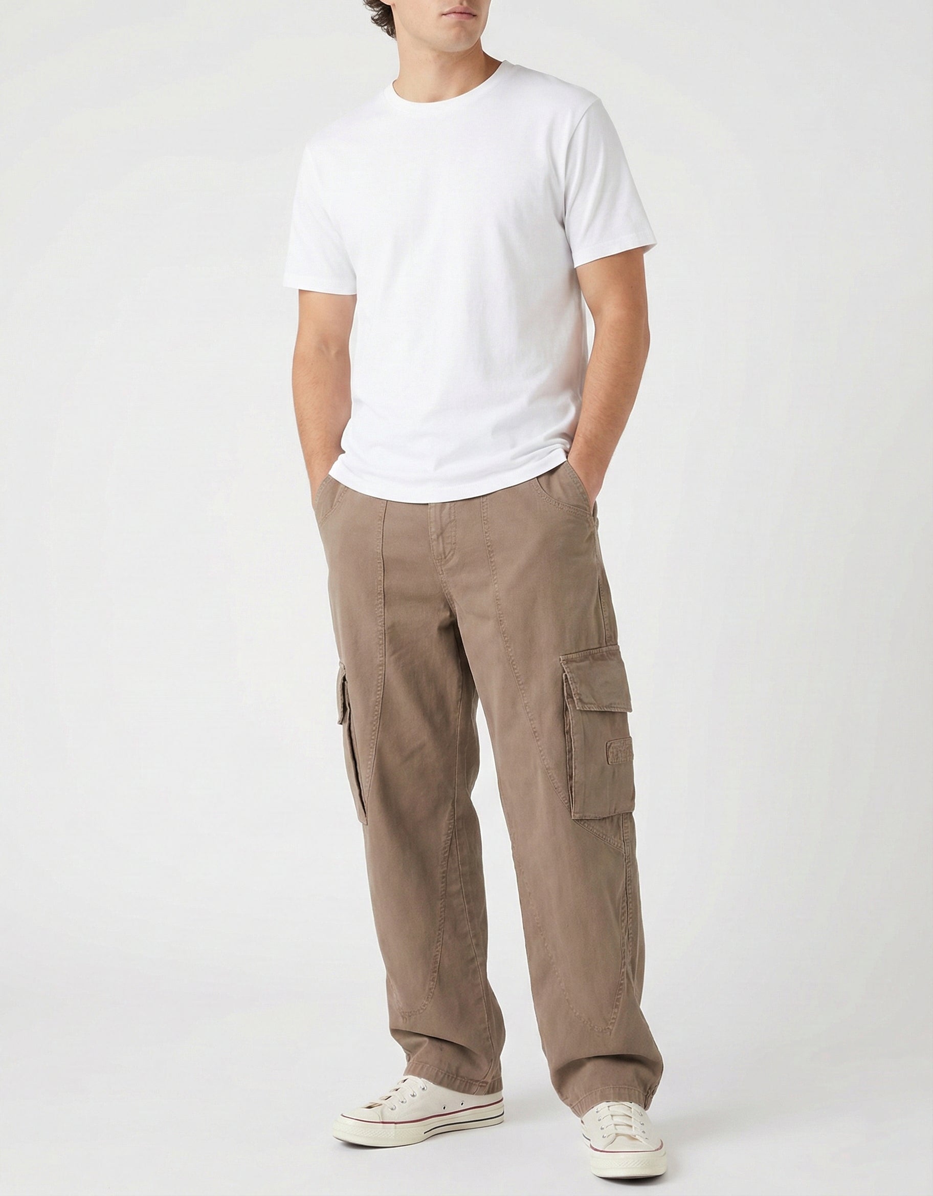 Pantalón Baggy Cargo Redemption-Cafe