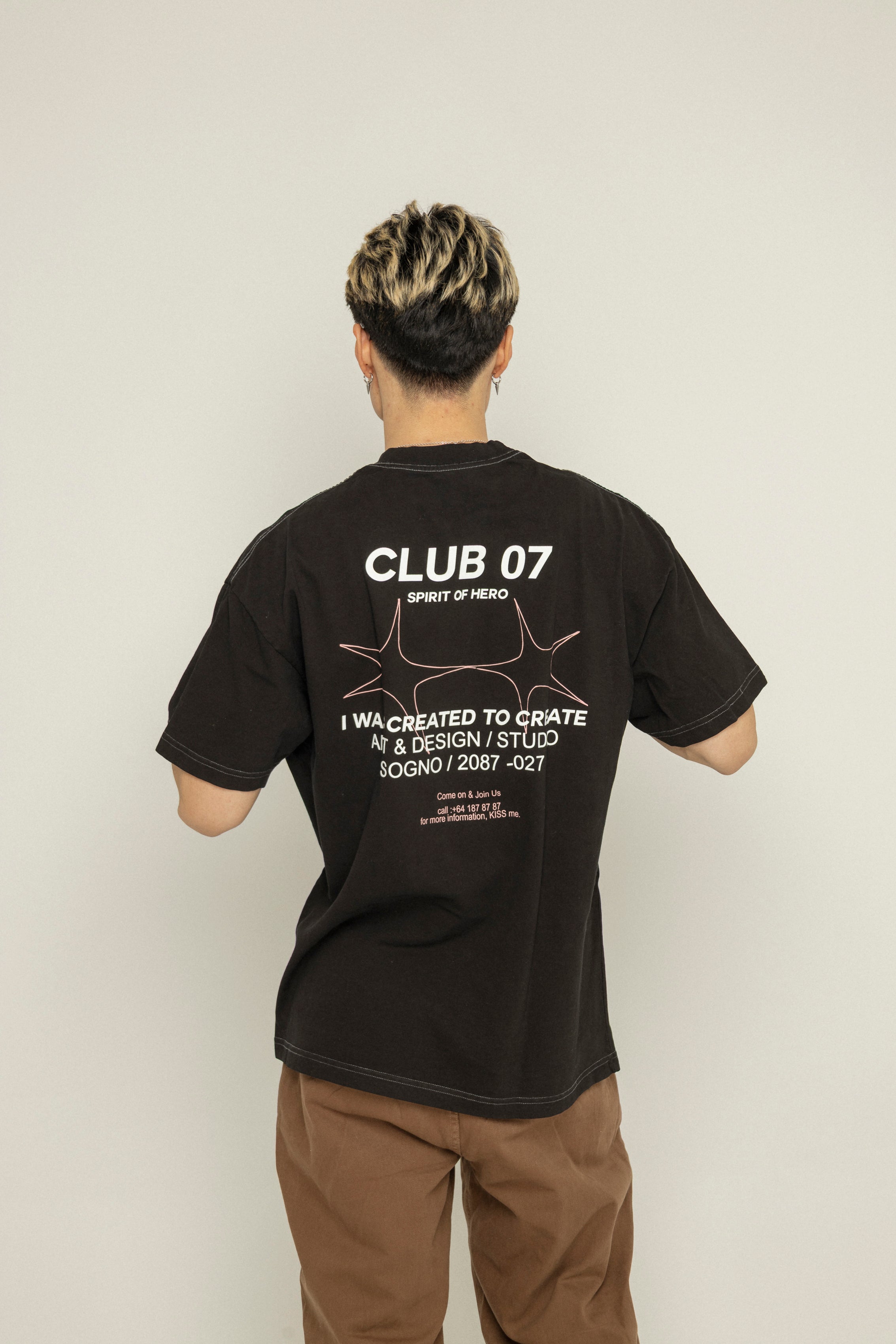 Oversized Club 07-Negra