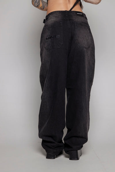 Baggy Courage Negro Taches UNISEX