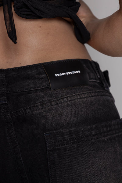 Baggy Courage Negro Taches UNISEX