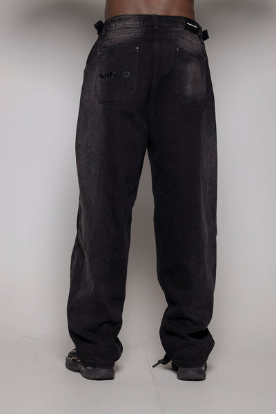 Baggy Courage Negro Taches UNISEX