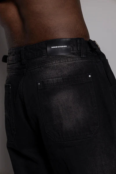 Baggy Courage Negro Taches UNISEX
