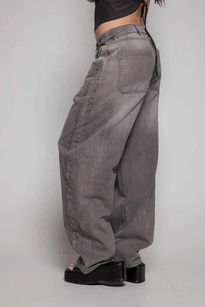 Baggy Courage Dama Gris/Stone