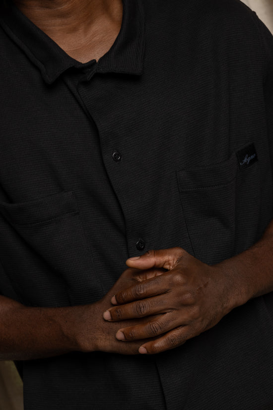 Camisa Trust Me Boxy Fit -Negra