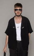 Camisa Boxy Fit The Art-Negra