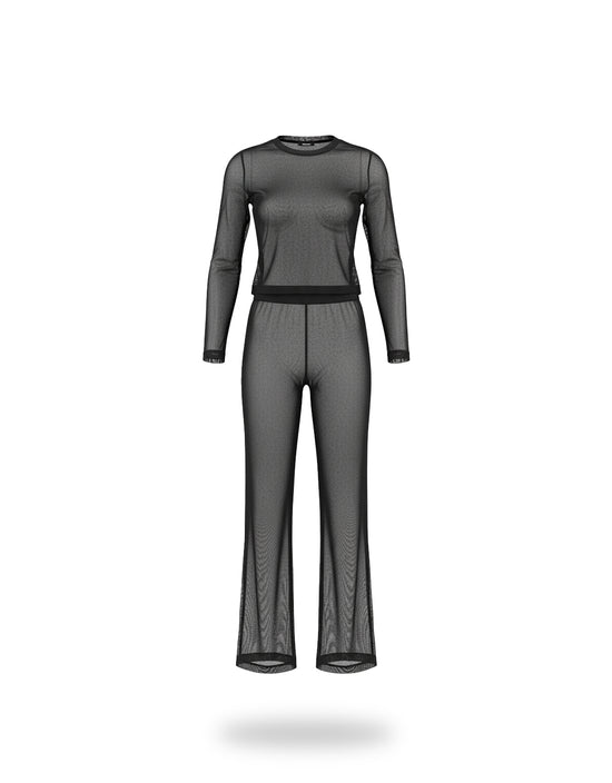 Set Playero Velo Negro