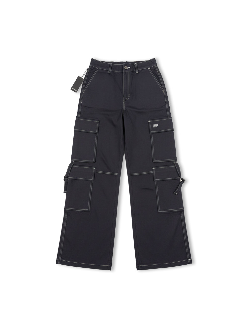Pantalon Hilo Blanco Negro