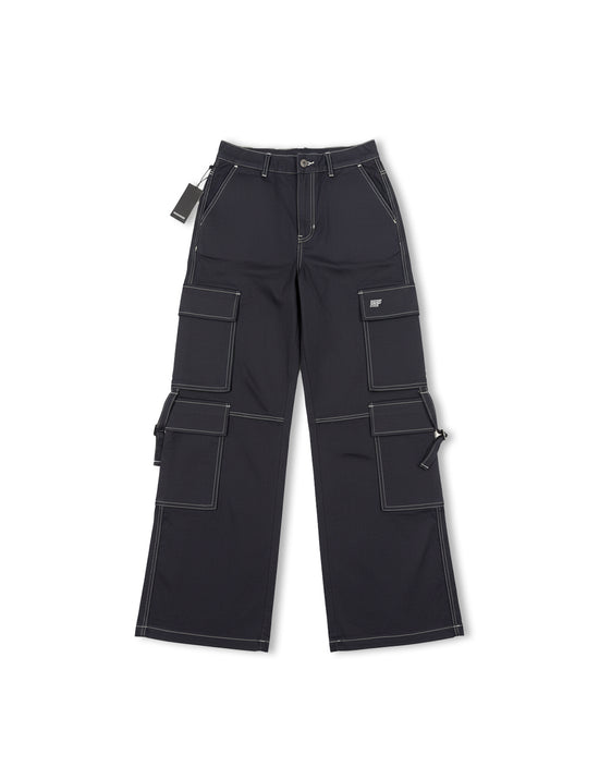 Pantalon Hilo Blanco Negro