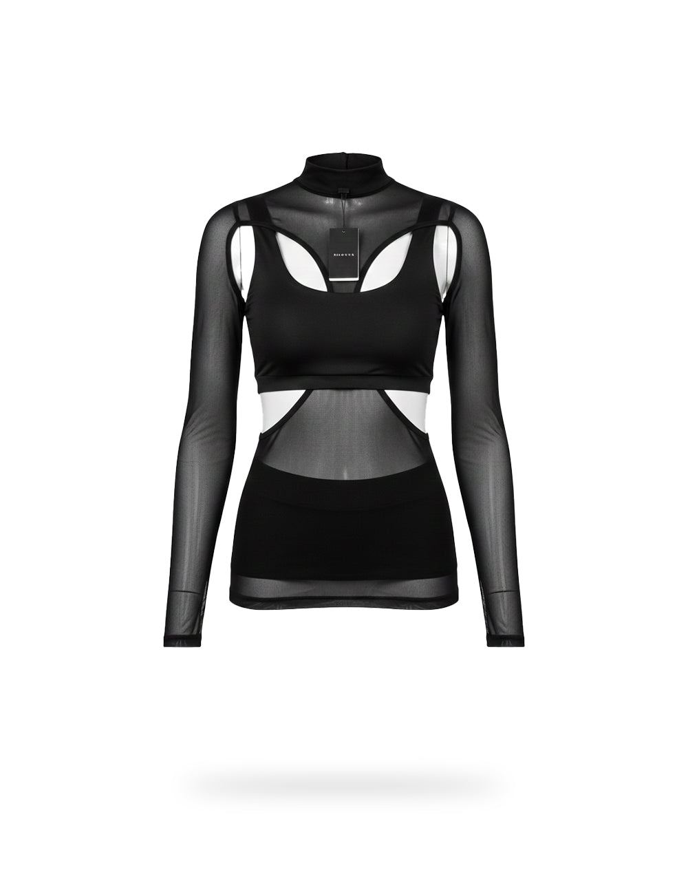 Blusa Asimetrica Negra