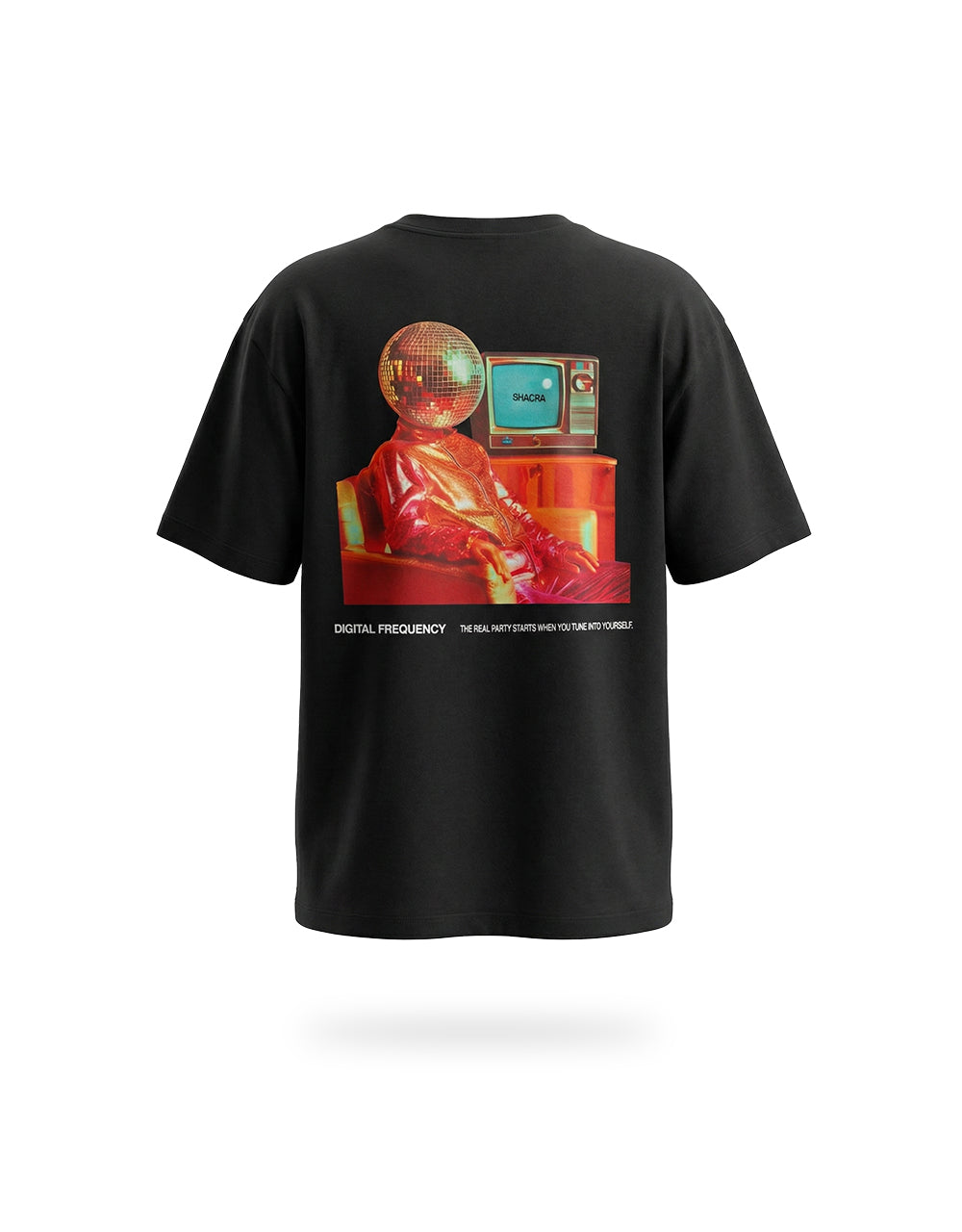 Oversized Televisor Negro