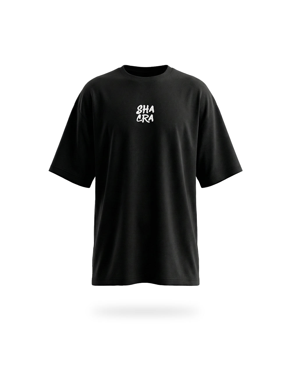 Oversized Boca Plateada Negro