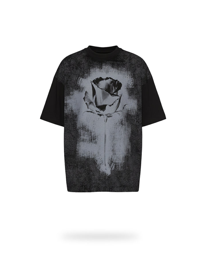 Oversized The Art Rose-Negra