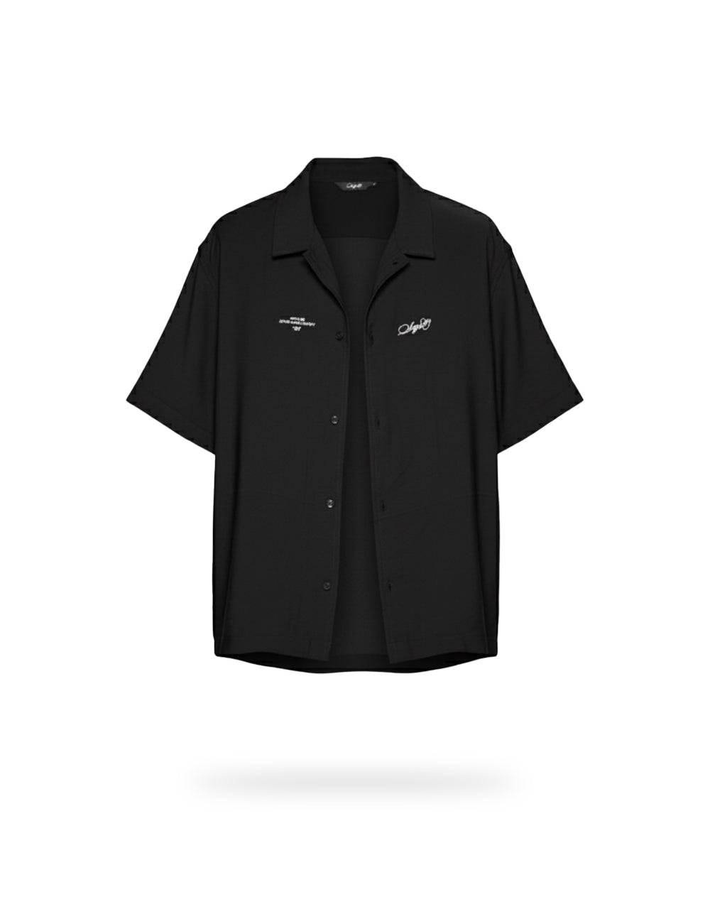 Camisa Boxy Fit The Art-Negra