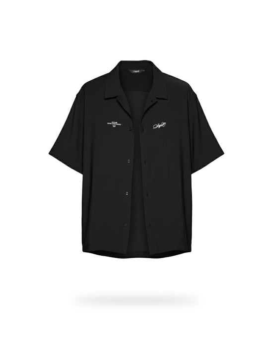 Camisa Boxy Fit The Art-Negra