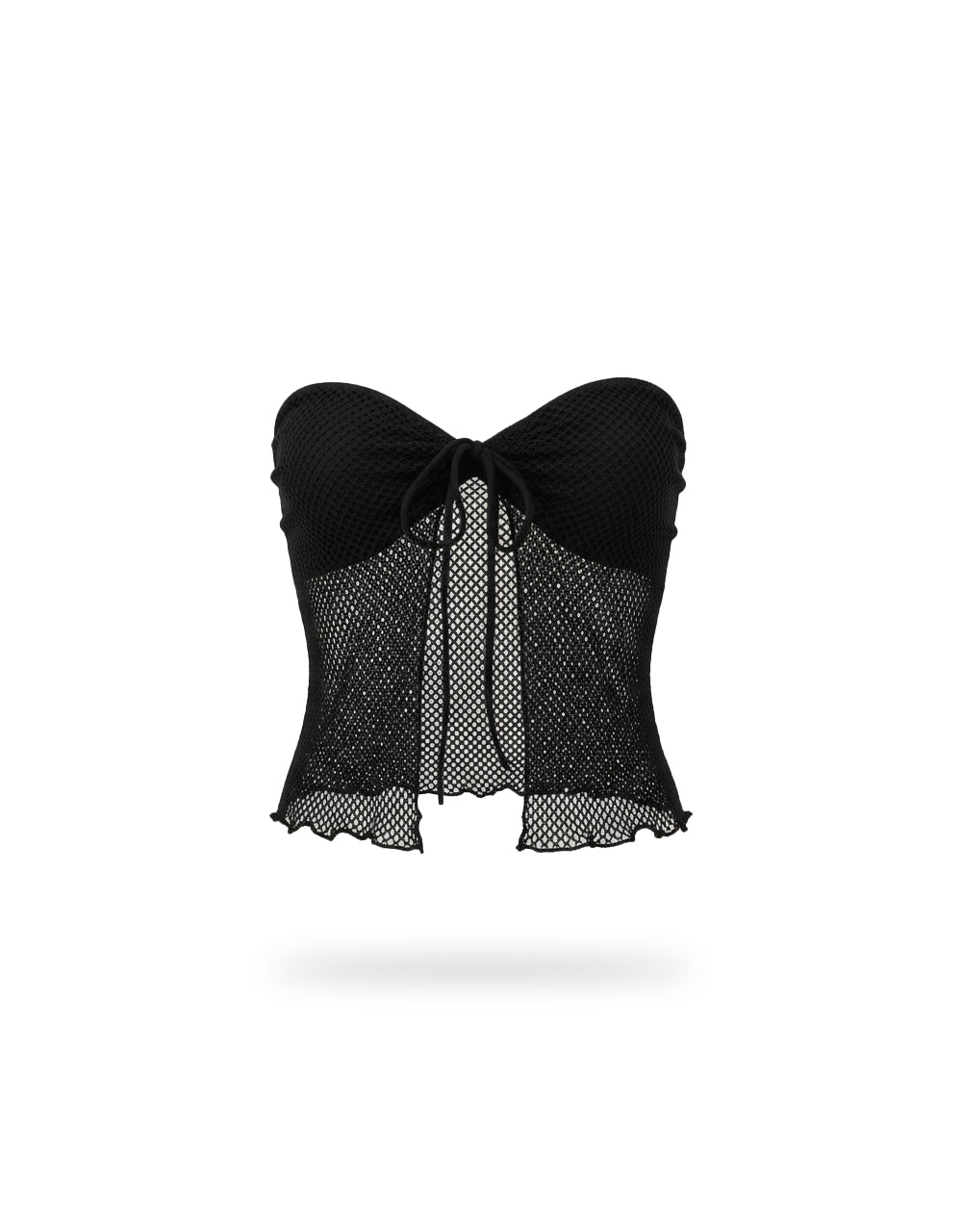 Croptop Straple Negro