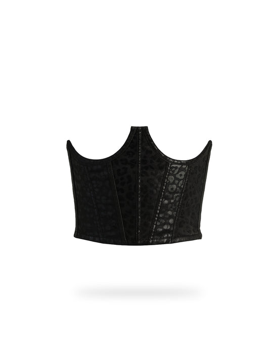 Cinturilla Animal Print Negra